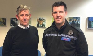 PC Celt Thomas and mental health practitioner, Edward McHugh: Supported by a team of 11 officers who have received training.