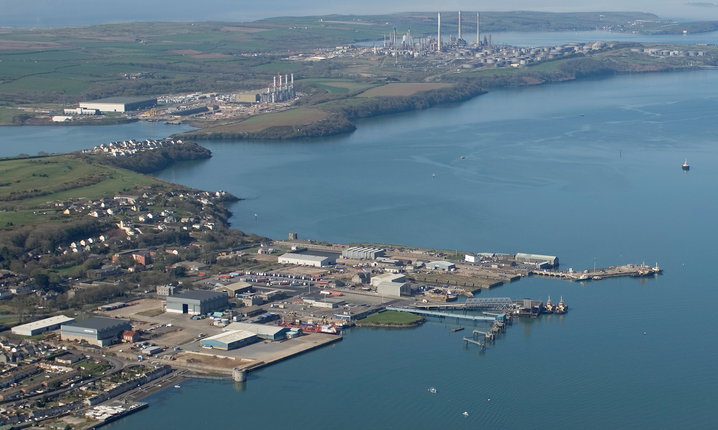Pembroke Dock Emergency services in port terror drill The