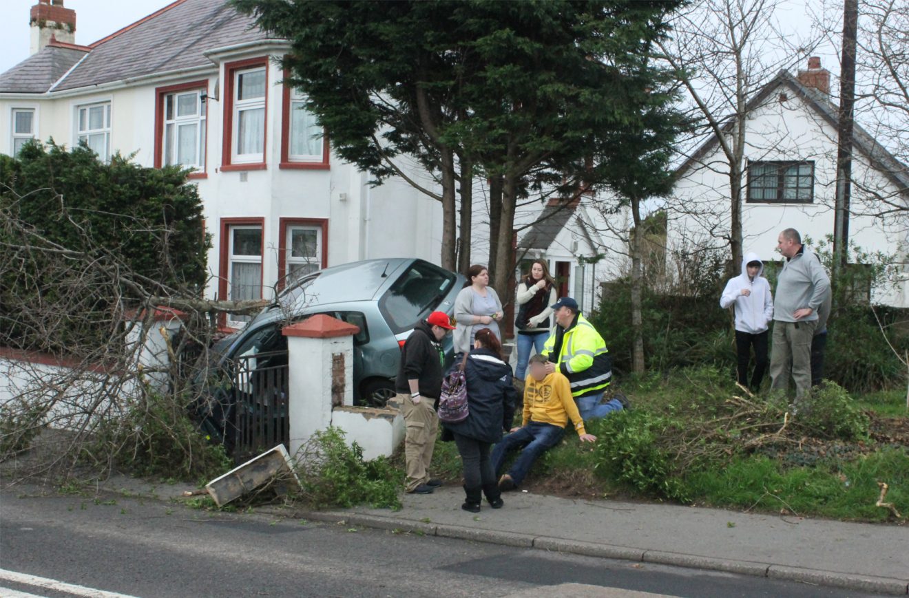 Milford Haven Car crashes into property The Pembrokeshire Herald