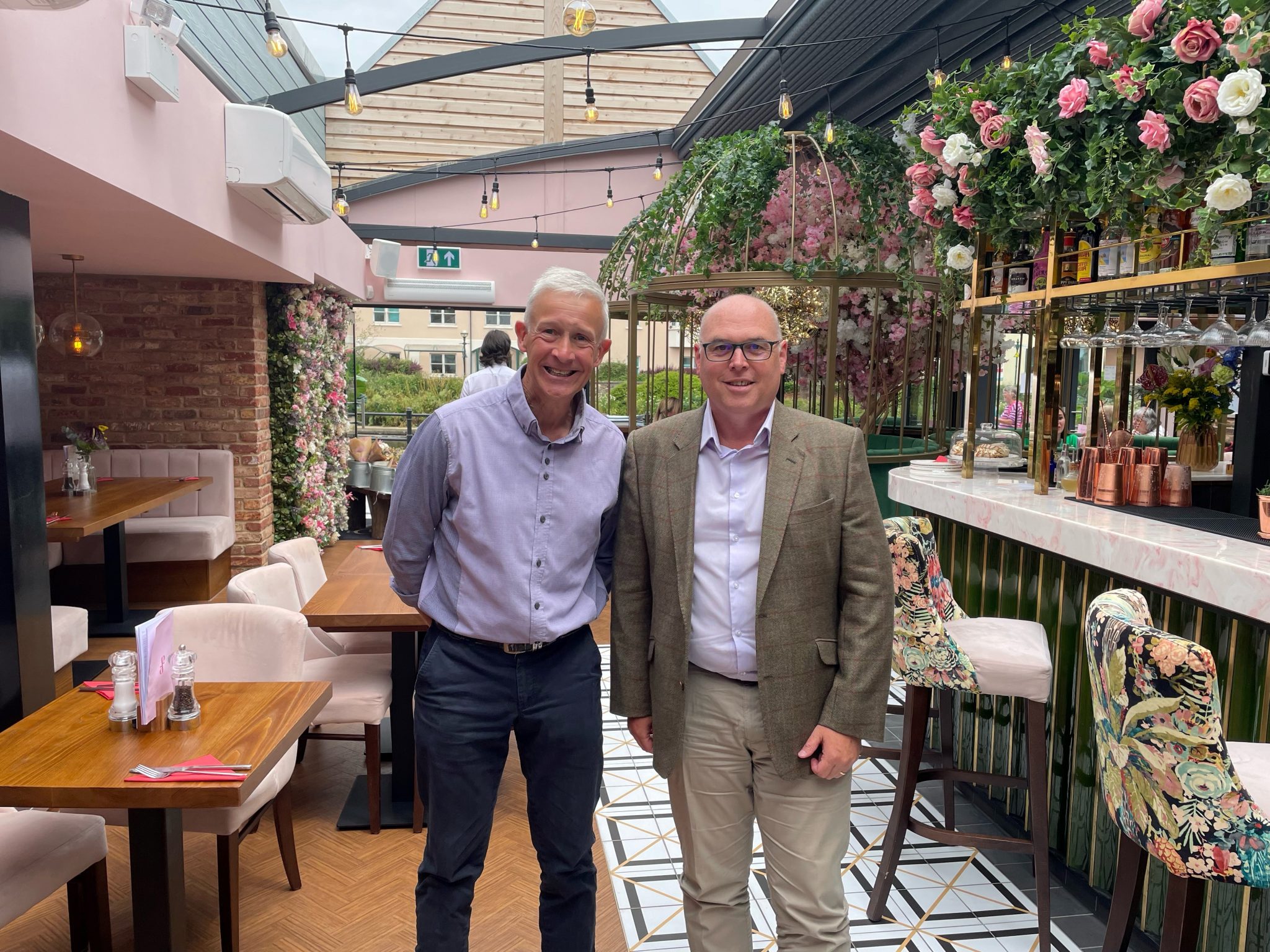 Paul Davies visits Forbidden Florist in Haverfordwest The