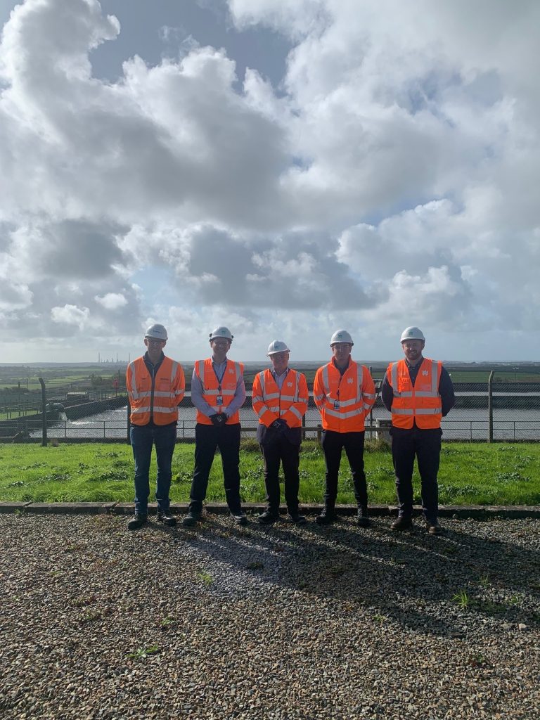Paul Davies MS visits Bolton Hill water treatment works The
